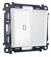 Выключатель проходной двухклавишный с подсветкой Ambrella Volt ALFA MA124035 в Нижнем Новгороде