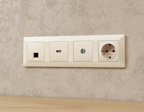 ТВ-розетка оконечная без рамки Ambrella Volt ALFA MA333005 в Нижнем Новгороде фото 2