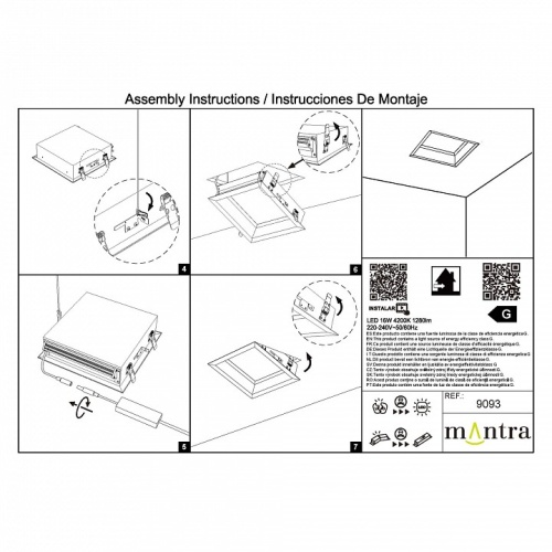 Встраиваемый светильник Mantra Blue Sky 9093 в Нижнем Новгороде фото 5