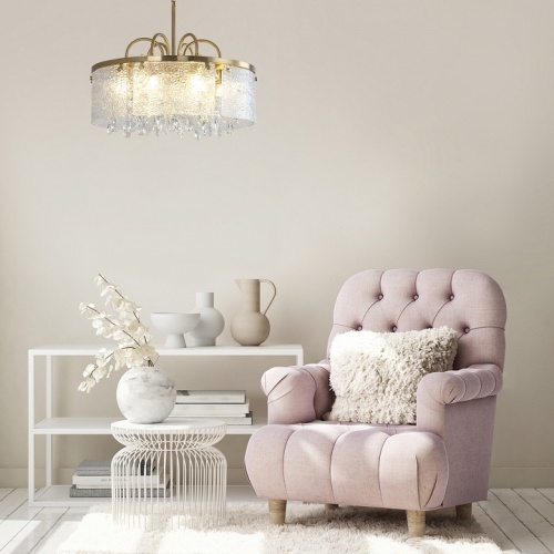 Подвесная люстра Indigo Prosecco 12033/6P Brass в Нижнем Новгороде фото 3