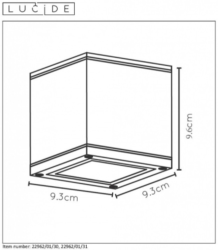Накладной светильник Lucide Aven 22963/01/31 в Нижнем Новгороде фото 2