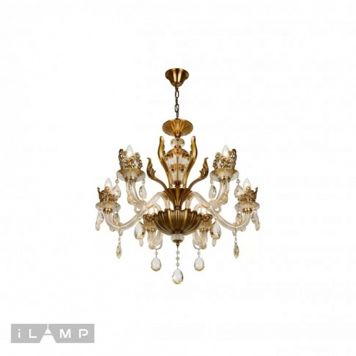 Подвесная люстра iLamp Asia 61078-6 BR в Нижнем Новгороде фото 4