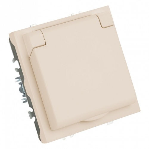 Розетка с заземлением и со шторкой, с крышкой Stekker Эмили 49907 в Нижнем Новгороде фото 8