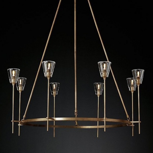 Подвесная люстра Imperiumloft Torche De Verre Round Chandelier 8 40.1551 в Нижнем Новгороде