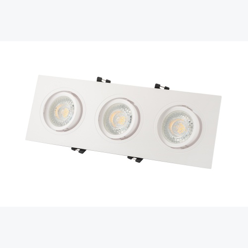 DK3023-WH Встраиваемый светильник, IP 20, 10 Вт, GU5.3, LED, белый, пластик в Жуковском фото 3