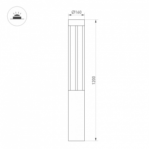 Наземный высокий светильник Arlight LGD-CASTELLO-BOLL 047686 в Нижнем Новгороде фото 8