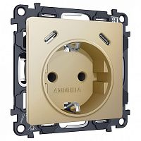 Розетка с заземлением и 2хUSB type C, без рамки Ambrella Volt ALFA MA610510 в Нижнем Новгороде