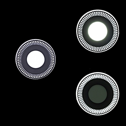 Встраиваемый светильник 63903-9.0-001RD LED3+3W BK в Нижнем Новгороде фото 2