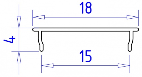 Профиль накладной гибкий Ambrella Light GP GP1600WH в Нижнем Новгороде фото 4