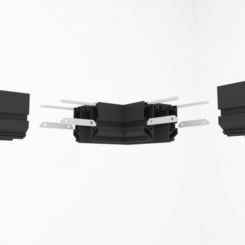 Соединитель угловой L-образный для треков встраиваемых Denkirs SMART ONE TR2026-BK в Нижнем Новгороде фото 3