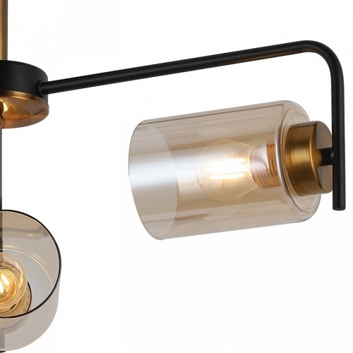 Люстра на штанге ILLUMICO  IL8248-3COU-79 BK GD в Нижнем Новгороде фото 3