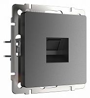 Розетка Ethernet RJ-45 без рамки Werkel графит матовый W1181064 в Нижнем Новгороде