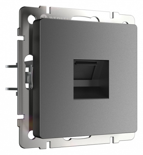 Розетка Ethernet RJ-45 без рамки Werkel графит матовый W1181064 в Нижнем Новгороде