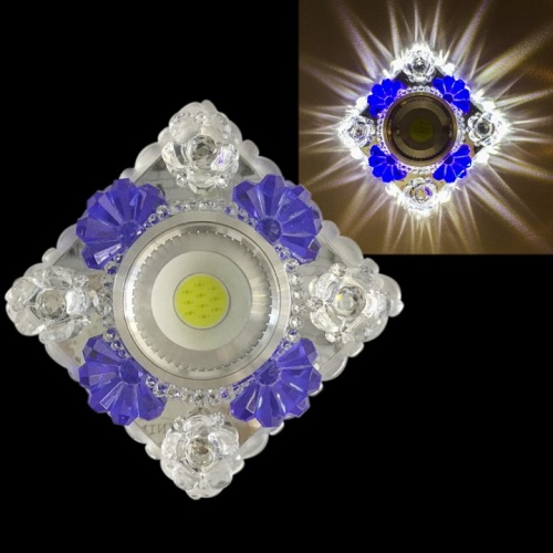 Встраиваемый светильник  42249-9.0-001PL MR16+LED3W CL/BL в Нижнем Новгороде