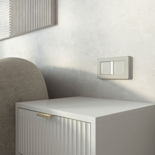 Выключатель одноклавишный с подсветкой без рамки Werkel дымчатый W4512014 в Нижнем Новгороде фото 5