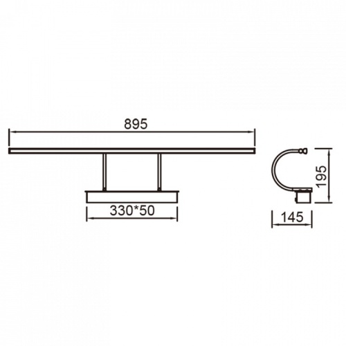 Подсветка для зеркала Mantra Paracuru 8917 в Нижнем Новгороде фото 2