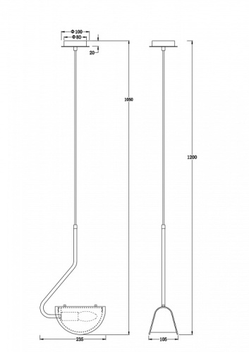Подвесной светильник Freya Mallow FR5228PL-01W в Нижнем Новгороде фото 4