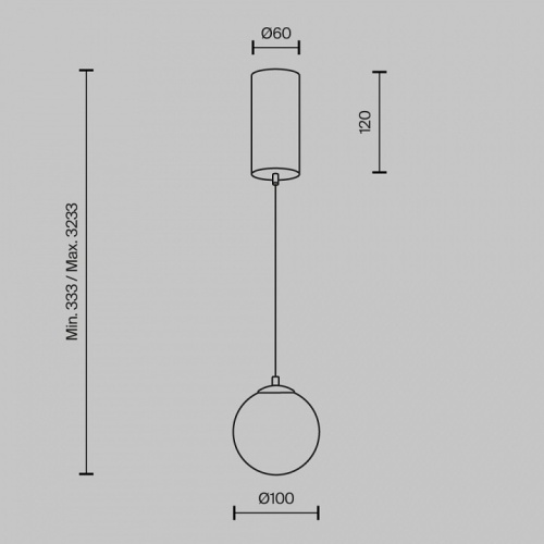 Подвесной светильник Maytoni Yora MOD464PL-L5BSK в Нижнем Новгороде фото 4