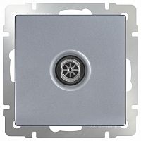 ТВ-розетка оконечная без рамки Werkel Серебряный WL06-TV в Нижнем Новгороде