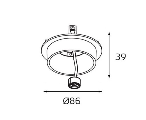 Накладной светильник Italline SKY SKY black + SKY R white в Нижнем Новгороде фото 4