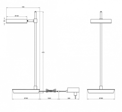 Настольная лампа декоративная Maytoni Fad MOD070TL-L8W3K в Нижнем Новгороде фото 4