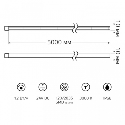 Лента светодиодная Gauss  23635432012 в Нижнем Новгороде фото 7
