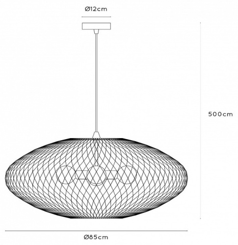 Подвесной светильник Lucide Mesh 21423/88/02 в Йошкар-Оле фото 3