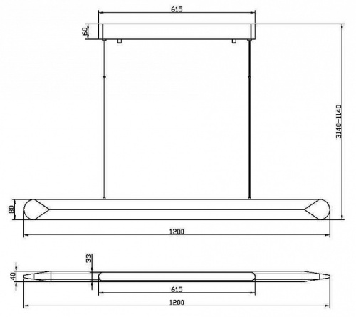 Подвесной светильник Maytoni Motion MOD276PL-L40B3K в Ростове фото 5