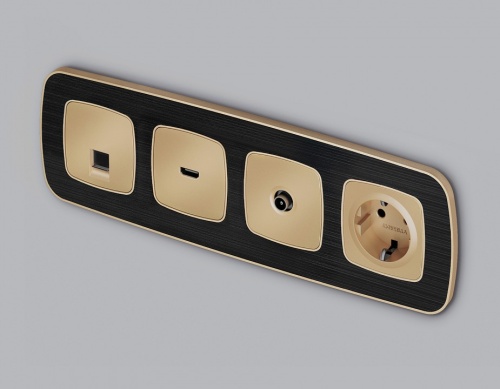 Накладка для ТВ-розетки Ambrella Volt OMEGA OP6130 в Нижнем Новгороде фото 2