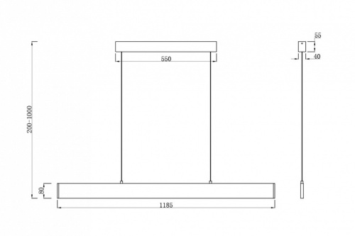 Подвесной светильник Maytoni Step P010PL-L30B4K в Чебоксарах фото 3