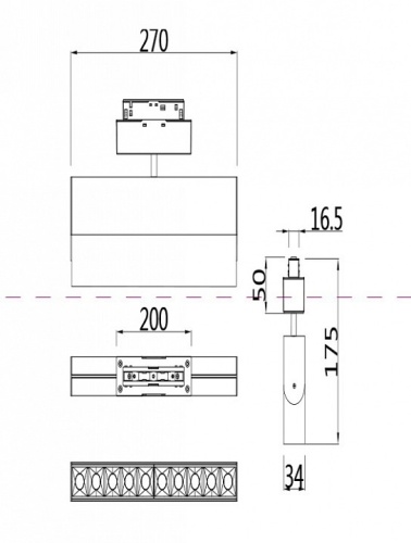 Светильник на штанге Maytoni Points TR015-2-20W4K-B в Ртищево фото 5