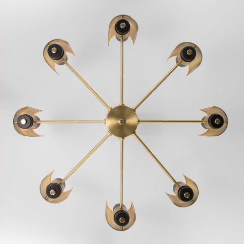 Люстра на штанге Eurosvet Grino 70139/8 латунь в Нижнем Новгороде фото 2