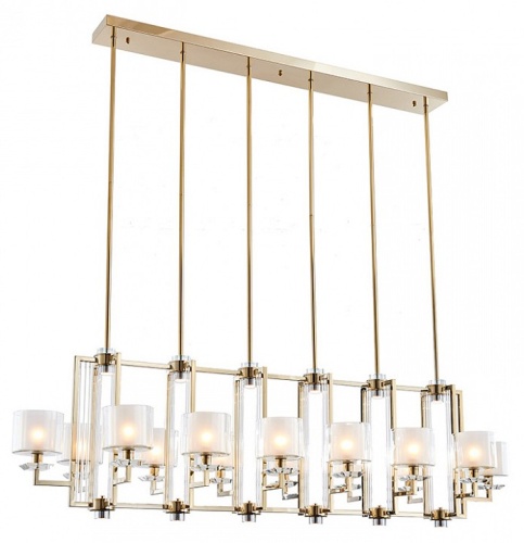 Люстра на штанге Newport 4400 4408+6/S gold в Нижнем Новгороде фото 2