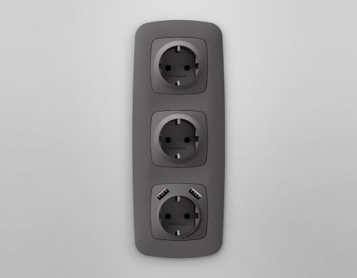 Накладка для розетки с заземлением Ambrella Volt OMEGA OP6560 в Нижнем Новгороде фото 2