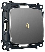 Выключатель самовозвратный одноклавишный с подсветкой, без рамки Ambrella Volt MO MO652050 в Нижнем Новгороде