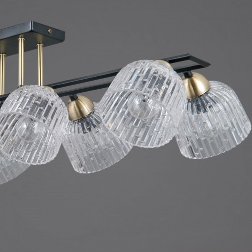 Люстра на штанге ILLUMICO  IL0794-8CSQ-25BKAB ELITE в Нижнем Новгороде фото 2