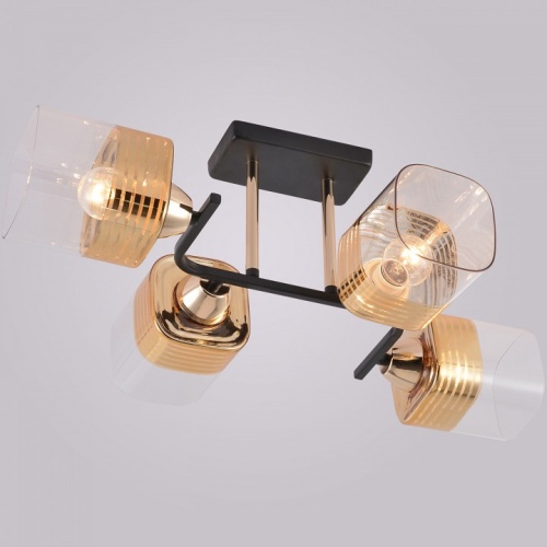 Люстра на штанге 01615-0.3-04 BK+FGD в Нижнем Новгороде фото 4