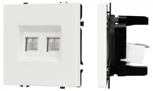 Розетка двойная Ethernet RJ-45 без рамки Arlight NOBE 054312(1) в Нижнем Новгороде