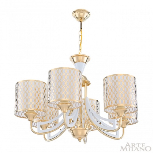 Подвесная люстра Arte Milano Florentia-3387 303387/6 Wh/Gd в Нижнем Новгороде фото 10