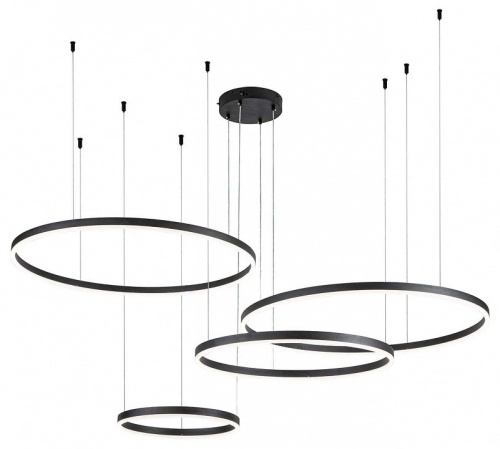 Подвесной светильник Indigo Galass 14001/4P Black в Нижнем Новгороде фото 4