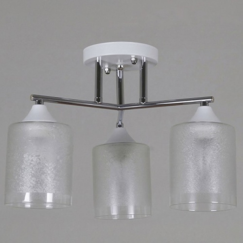 Люстра на штанге  69160-0.3-03 WH+BK в Нижнем Новгороде фото 3