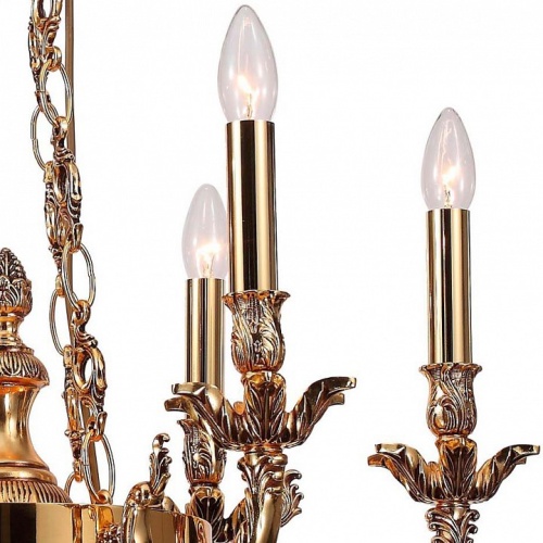 Подвесная люстра Lucia Tucci Firrnze FIRENZE 1781.6.2 antique gold в Нижнем Новгороде фото 4