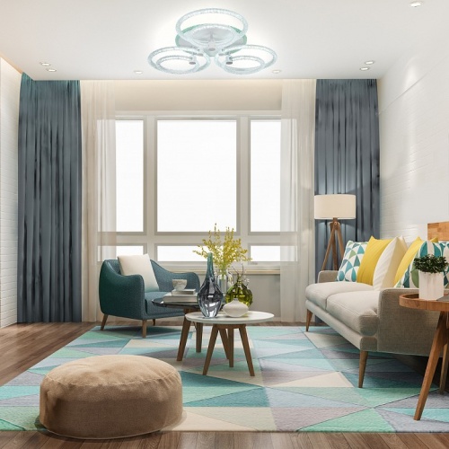 Потолочная люстра Escada Ice 10204/6LED BL в Нижнем Новгороде фото 3