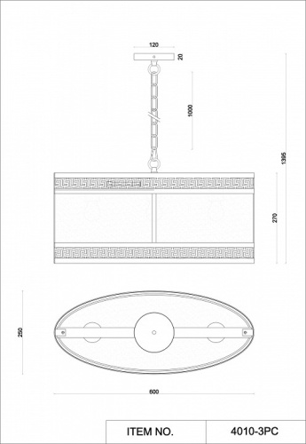 Подвесной светильник Favourite Exortivus 4010-3PC в Кировске фото 5