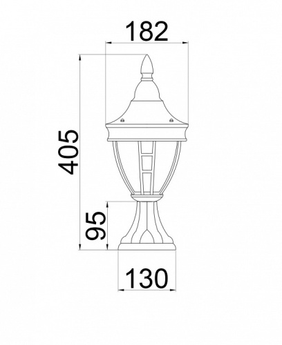 Наземный низкий светильник Maytoni Rivoli O027FL-01B в Нижнем Новгороде фото 2