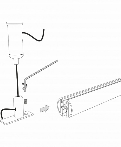 Подвес для трека Elektrostandard Mini Magnetic a067255 в Нижнем Новгороде фото 4