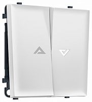 Выключатель самовозвратный двухклавишный с подсветкой, без рамки Ambrella Volt MS MS824455 в Нижнем Новгороде