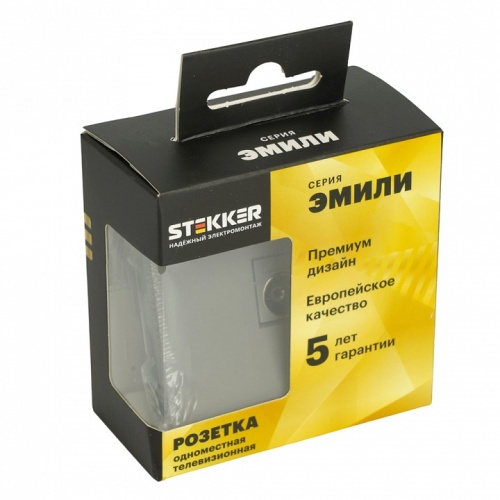 ТВ-розетка без рамки Stekker Эмили 49953 в Нижнем Новгороде фото 9