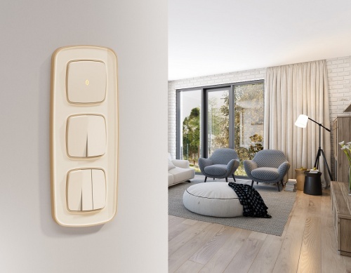 Выключатель самовозвратный одноклавишный без рамки Ambrella Volt MO MO322050 в Нижнем Новгороде фото 2