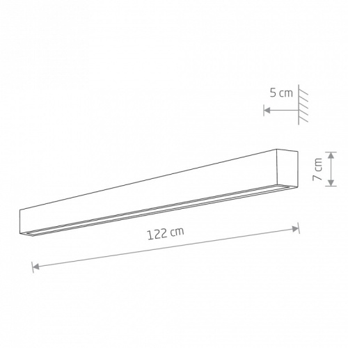 Накладной светильник Nowodvorski Straight Wall LED L 7566 в Нижнем Новгороде фото 2